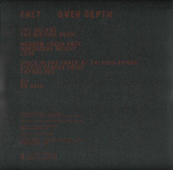 USED: Fret - Over Depth (2xLP, Album, Ltd, 180) - Used - Used