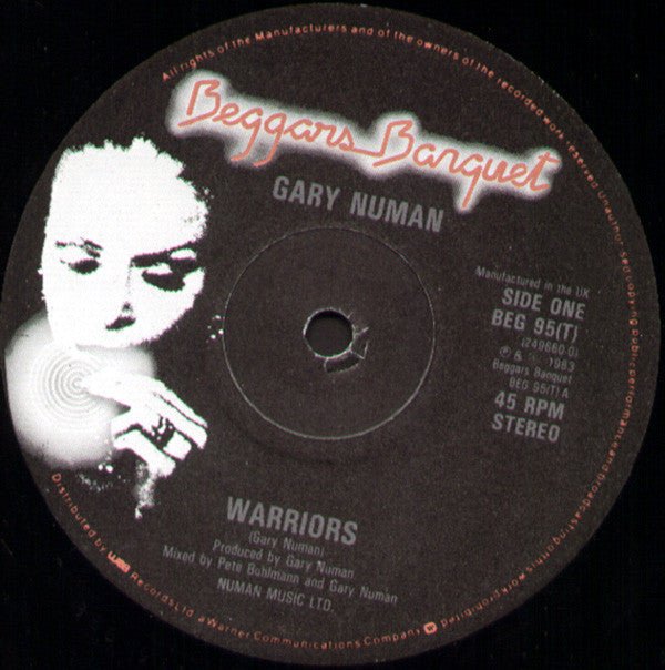 USED: Gary Numan - Warriors (12", Single, EMI) - Used - Used