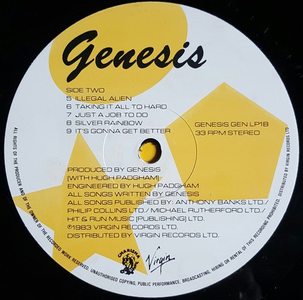 USED: Genesis - Genesis (LP, Album, TA1) - Used - Used