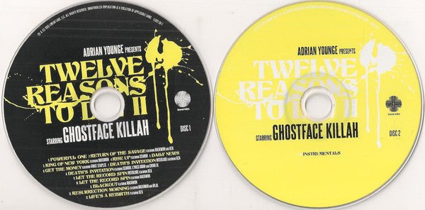 USED: Ghostface Killah & Adrian Younge - Twelve Reasons To Die II (2xCD, Album) - Used - Used