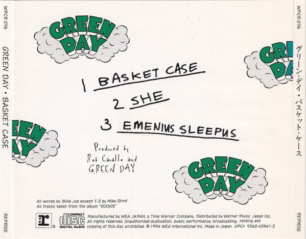 USED: Green Day - Basket Case (CD, Single) - Used - Used