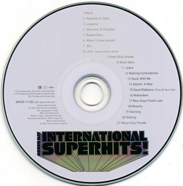 USED: Green Day - International Superhits! (CD, Comp) - Used - Used