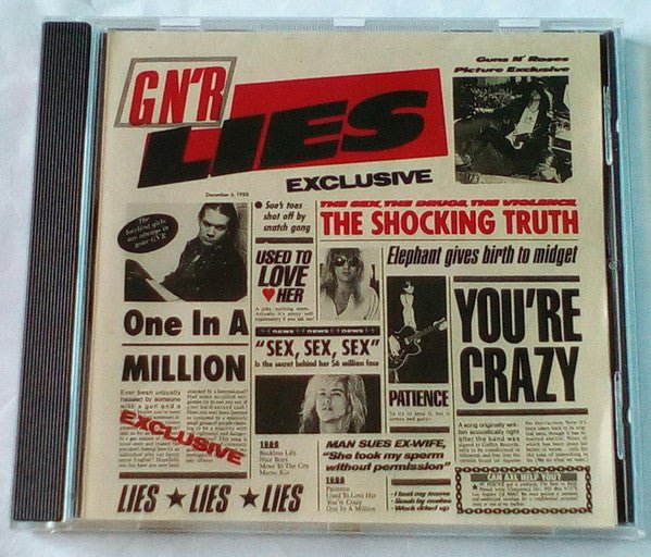 USED: Guns N' Roses - G N' R Lies (CD, Album, RE) - Used - Used