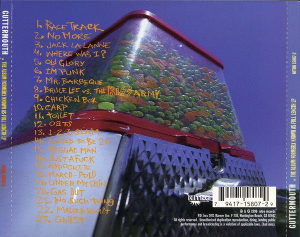 USED: Guttermouth - The Album Formerly Known As Full Length LP (CD, Album, RE) - Used - Used