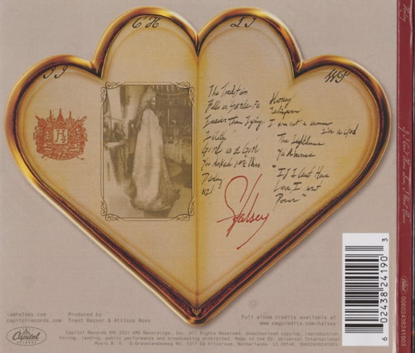 USED: Halsey - If I Can't Have Love, I Want Power (CD, Album, Alt) - Used - Used
