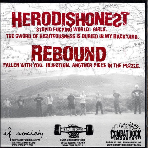 USED: Hero Dishonest / Rebound - Untitled (7", EP) - Used - Used