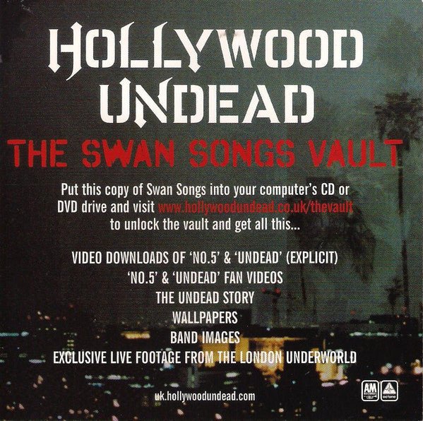 USED: Hollywood Undead - Swan Songs (CD, Album) - Used - Used