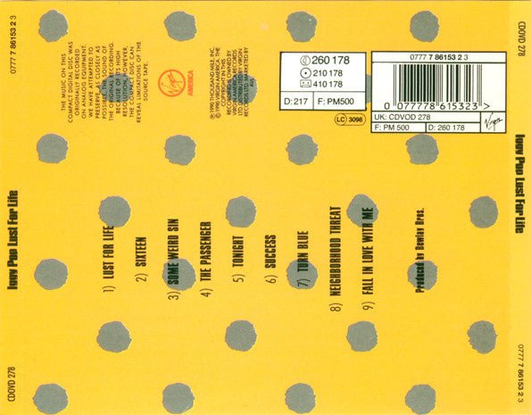 USED: Iggy Pop - Lust For Life (CD, Album, RE, RP, Swi) - Used - Used