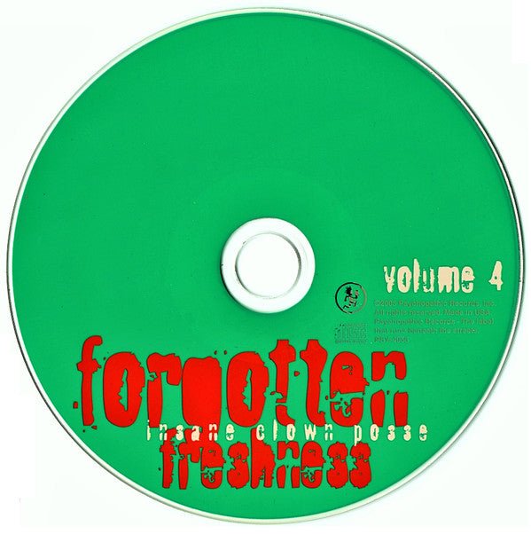 USED: Insane Clown Posse - Forgotten Freshness Volume 4 (2xCD, Comp) - Used - Used