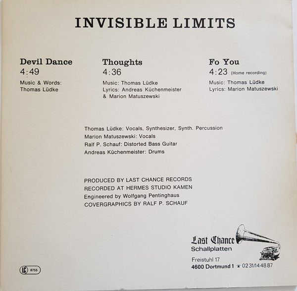 USED: Invisible Limits - Devil Dance (12", Red) - Used - Used