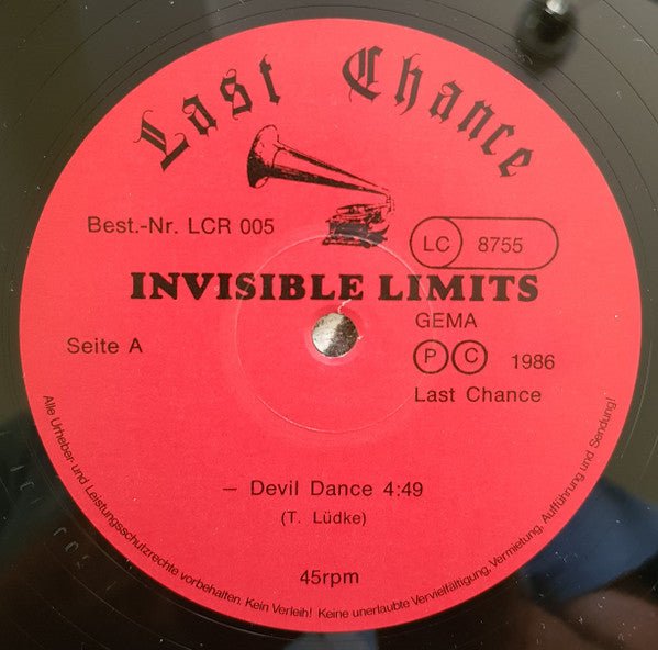 USED: Invisible Limits - Devil Dance (12", Red) - Used - Used