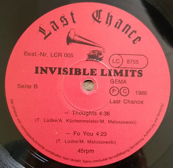 USED: Invisible Limits - Devil Dance (12", Red) - Used - Used