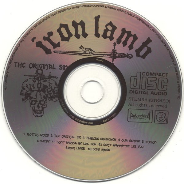 USED: Iron Lamb - The Original Sin (CD, Album) - Used - Used