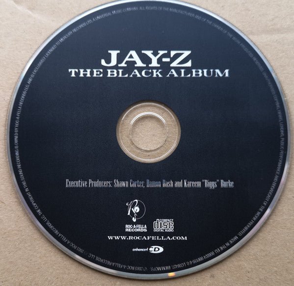 USED: Jay - Z - The Black Album (CD, Album, Enh, S/Edition) - Used - Used