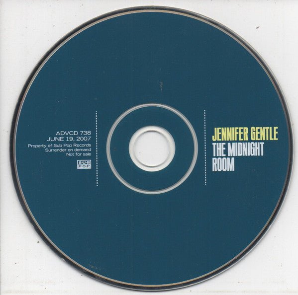 USED: Jennifer Gentle - The Midnight Room (CD, Advance, Album, Promo) - Used - Used