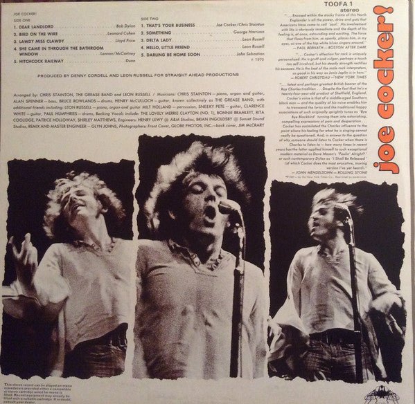 USED: Joe Cocker - Joe Cocker! / With A Little Help From My Friends (LP, Album, RE + LP, Album, RE + Comp) - Used - Used