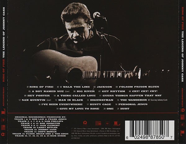 USED: Johnny Cash - Ring Of Fire (The Legend Of Johnny Cash) (CD, Comp, RM) - Used - Used