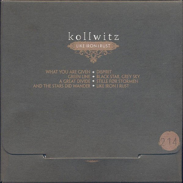 USED: Kollwitz - Like Iron I Rust (CD, Album, Ltd) - Used - Used