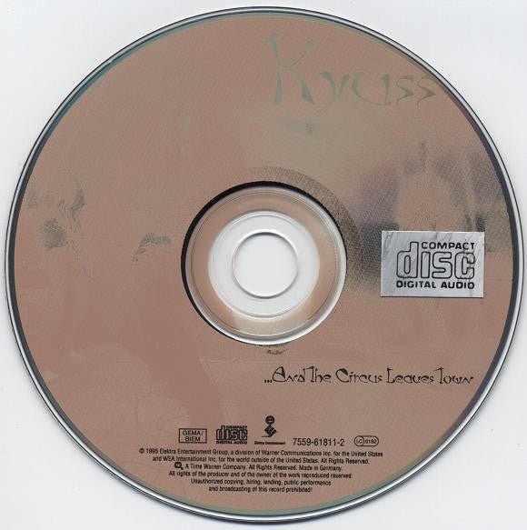 USED: Kyuss - ...And The Circus Leaves Town (CD, Album, WME) - Used - Used