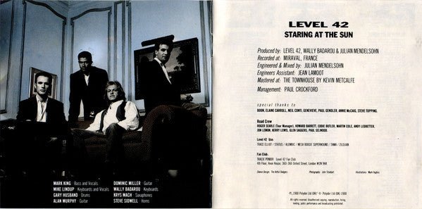 USED: Level 42 - Staring At The Sun (CD, Album) - Used - Used