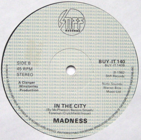 USED: Madness - Cardiac Arrest (Extended 12" Version) (12", Single, Has) - Used - Used