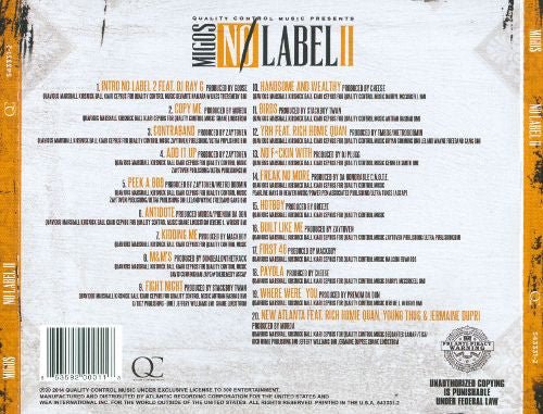 USED: Migos - No Label II (CD, Album) - Used - Used