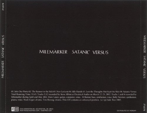 USED: Milemarker - Satanic Versus (CD, MiniAlbum, Enh) - Used - Used