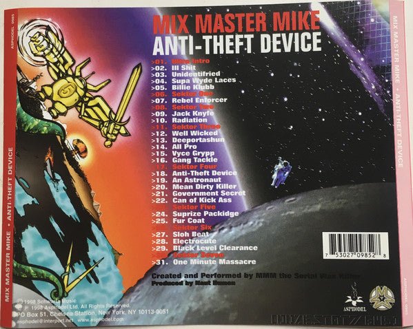 USED: Mix Master Mike - Anti-Theft Device (CD, Album) - Used - Used