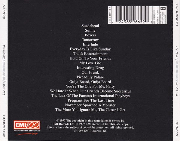USED: Morrissey - Suedehead - The Best Of Morrissey (CD, Comp) - Used - Used