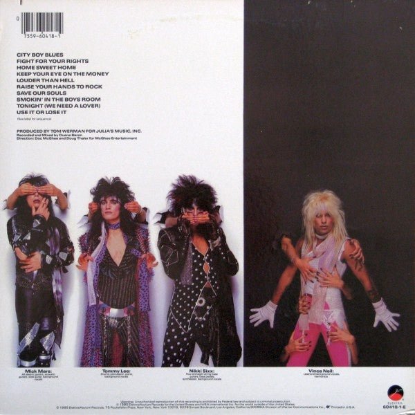 USED: Mötley Crüe - Theatre Of Pain (LP, Album, All) - Used - Used