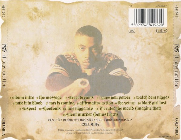 USED: Nas - It Was Written (CD, Album) - Used - Used