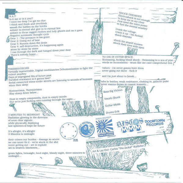 USED: Negativ - Automatic Thoughts (7", RE, RP, Blu) - Used - Used