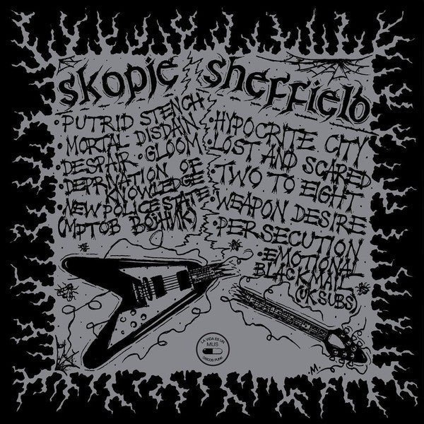 USED: Nervous SS / Rat Cage - Skopje Vs Sheffield (LP, Ltd, Red) - Used - Used