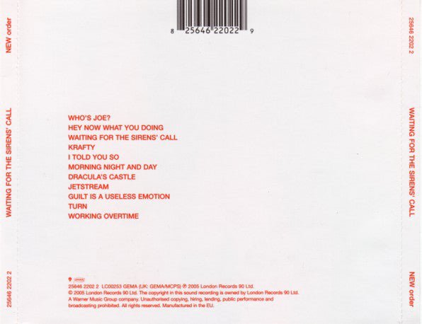 USED: New Order - Waiting For The Sirens' Call (CD, Album) - Used - Used
