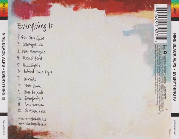 USED: Nine Black Alps - Everything Is (CD, Album, S/Edition) - Used - Used