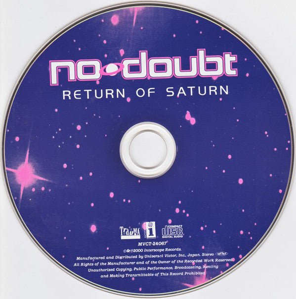 USED: No Doubt - Return Of Saturn (CD, Album) - Used