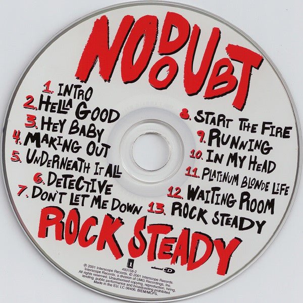 USED: No Doubt - Rock Steady (CD, Album, Enh, Uni) - Used - Used