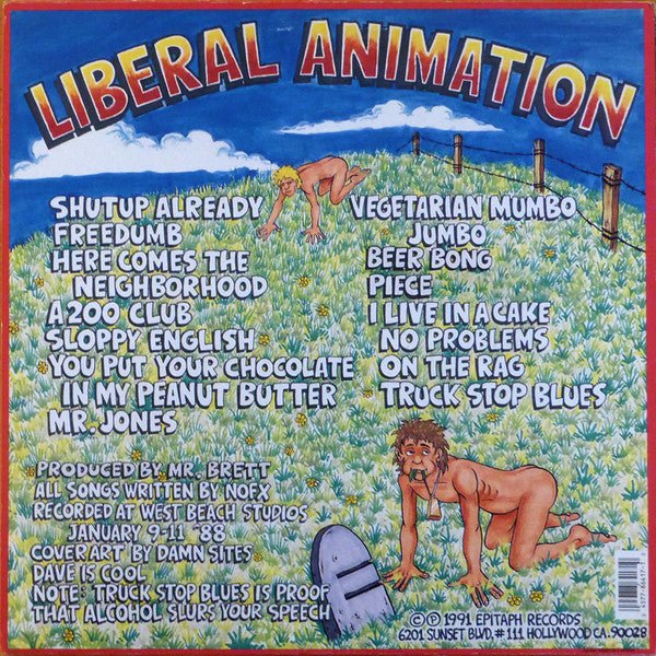 USED: NOFX - Liberal Animation (LP, Album, RE) - Used - Used