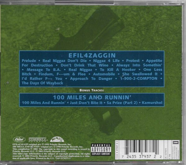 USED: N.W.A* - Efil4zaggin (CD, Album, RE, RM) - Used - Used