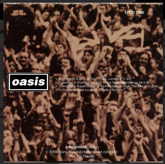USED: Oasis - ...There And Then (CD, Single) - Used - Used