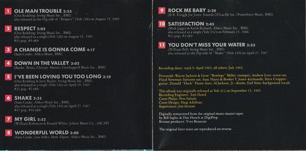 USED: Otis Redding - Otis Blue / Otis Redding Sings Soul (CD, Album, Mono, RE, RM, RP, WMM) - Used - Used