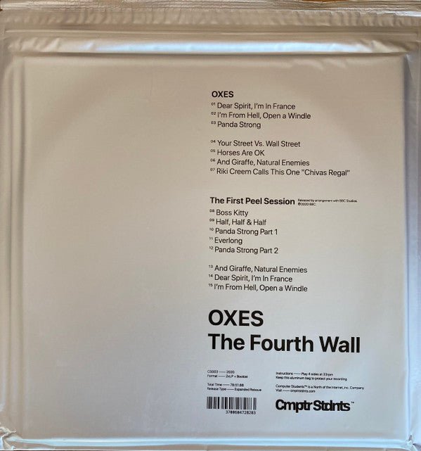 USED: Oxes - The Fourth Wall (LP, Album, RE, RM + LP) - Used - Used