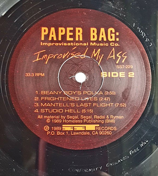 USED: Paper Bag: - Improvised My Ass (LP, Album) - Used - Used