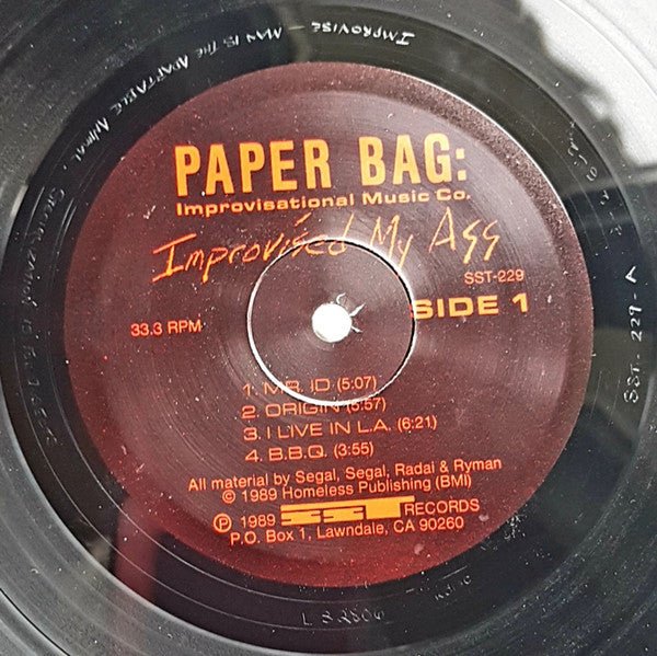 USED: Paper Bag: - Improvised My Ass (LP, Album) - Used - Used