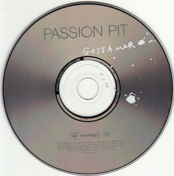 USED: Passion Pit - Gossamer (CD, Album) - Used - Used