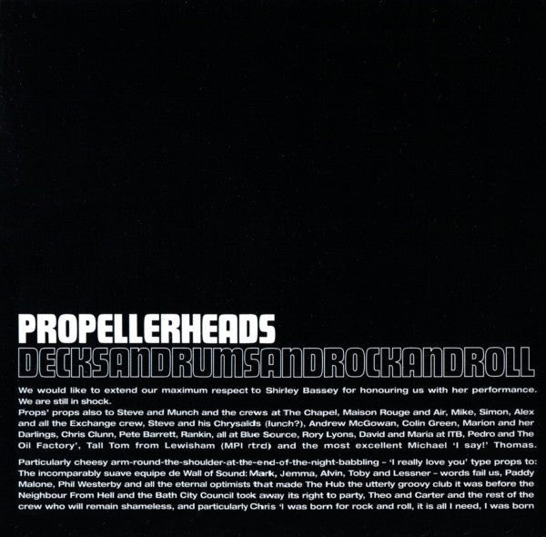 USED: Propellerheads - Decksandrumsandrockandroll (CD, Album) - Used - Used
