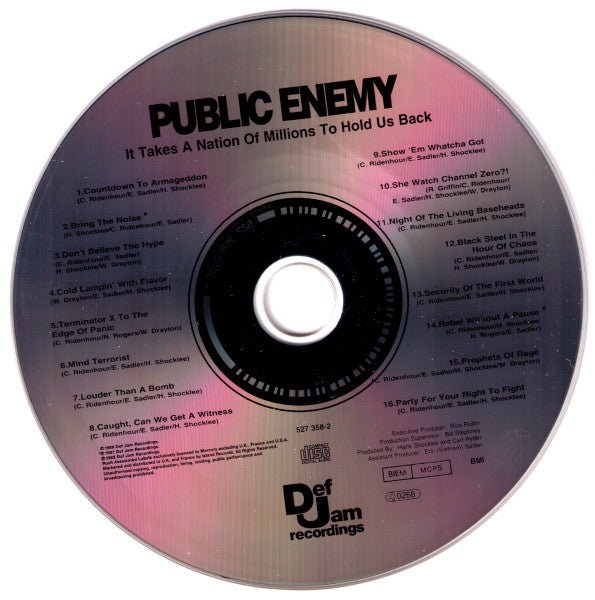 USED: Public Enemy - It Takes A Nation Of Millions To Hold Us Back (CD, Album, RE, PMD) - Used - Used