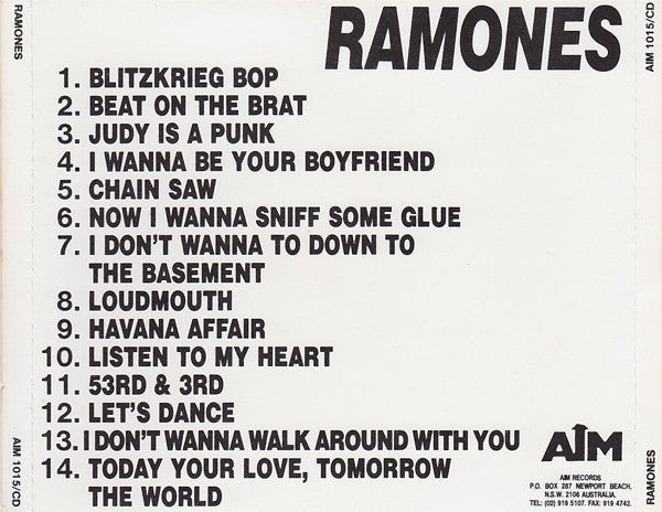 USED: Ramones - Ramones (CD, Album, RE) - Used - Used