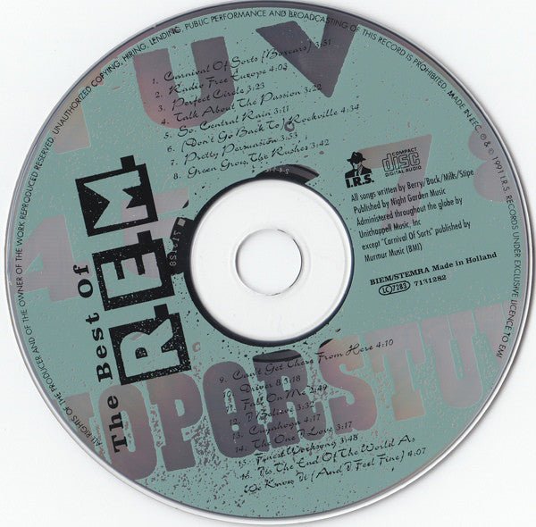 USED: R.E.M. - The Best Of R.E.M. (CD, Comp, RE) - Used - Used