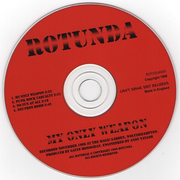 USED: Rotunda - My Only Weapon (CD, EP) - Used - Used